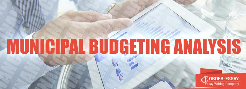 Municipal Budgeting Analysis Free Financial Essay Sample