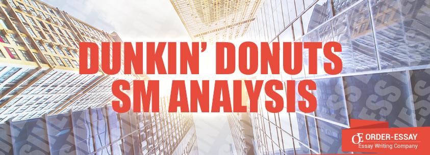 Dunkin’ Donuts Social Media Analysis Sample